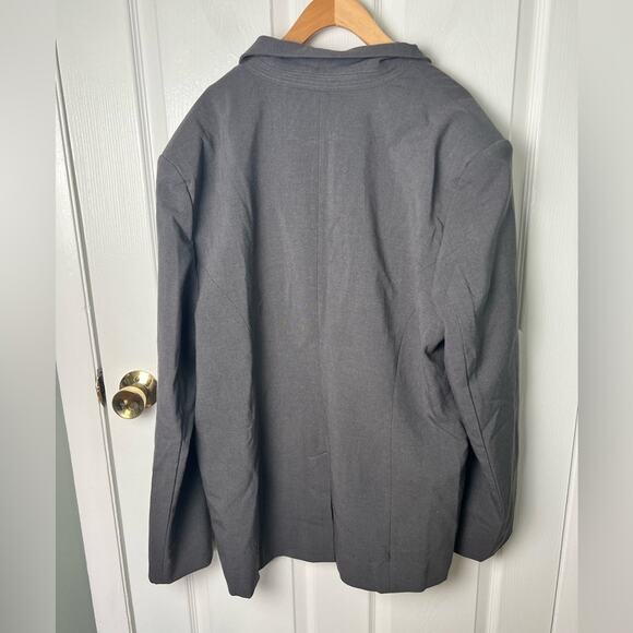 House of CB Aline Dark Grey Oversized Classic Collar Notched Lapel Blazer XL - Picture 8 of 10